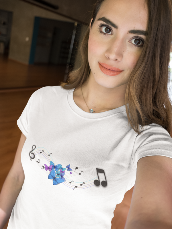 T-Shirt Notas Musicales - Imagen 4