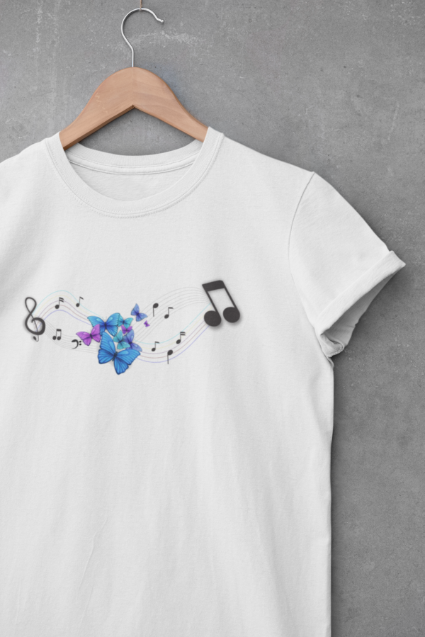 T-Shirt Notas Musicales - Imagen 3