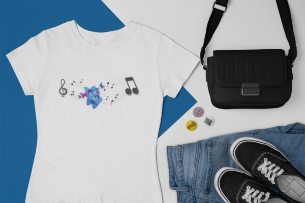 T-Shirt Notas Musicales