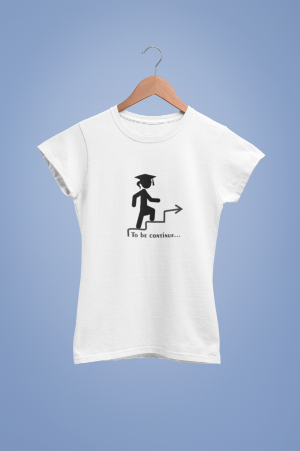 T-Shirt Woman To be continued - Imagen 2