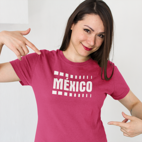 T-Shirt México Estampado Blanco - Imagen 5