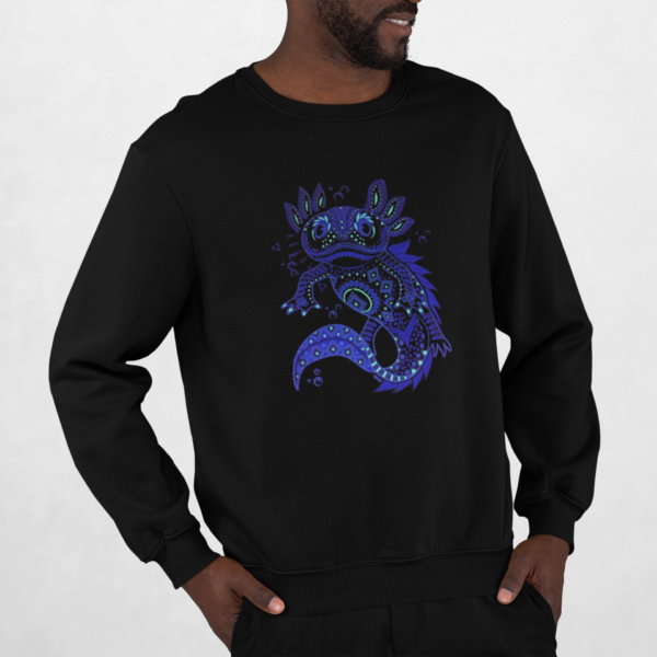 Sudadera Estampado Salamandra Huichol - Imagen 2